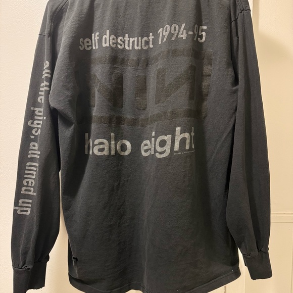 All Sport Other - Vintage rare 1994 Nine Inch Nails NIN
Downward Spiral Long Sleeve XL T-Shirt